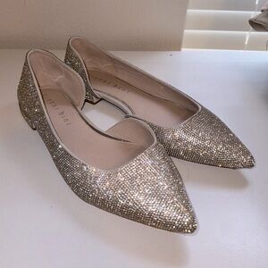 New Gianni Bini Beckitt d’Orsay Rhinestone Flat 9.5